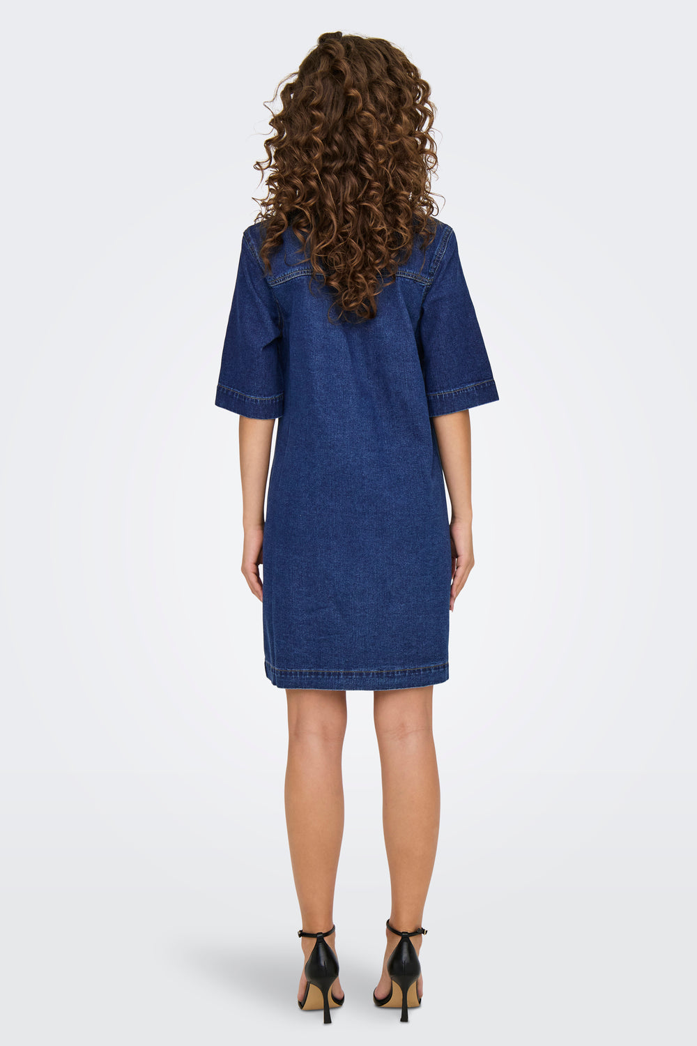 Robes manches courtes Dark blue denim - ONLY®
