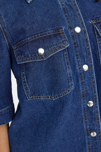 Robe à manches courtes - dark blue denim - ONLY®