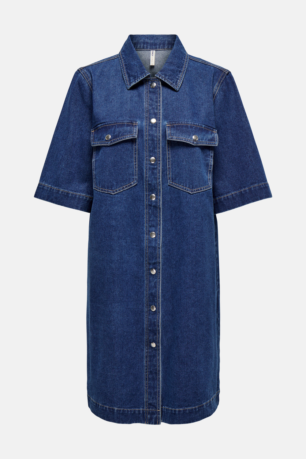 Robes manches courtes Dark blue denim - ONLY®