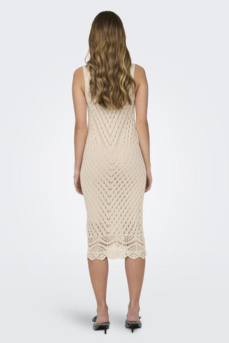 JDYSUN S/L V-NECK DRESS KNT NOOS