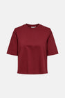 T-shirt à manches courtes - Bordeaux