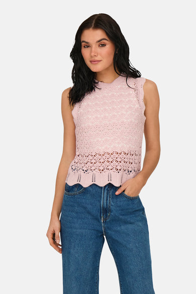 JDYSUN EVELYN S/L O-NECK TOP KNT
