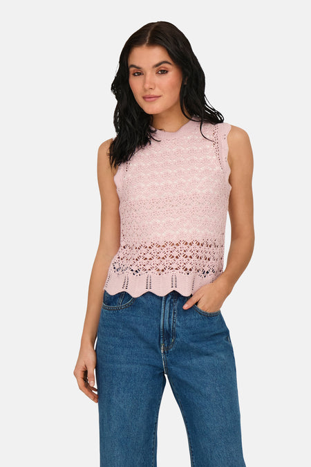 JDYSUN EVELYN S/L O-NECK TOP KNT