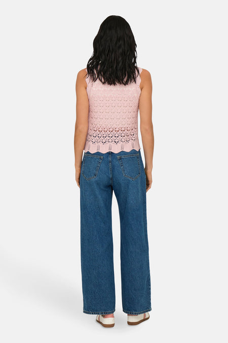 JDYSUN EVELYN S/L O-NECK TOP KNT