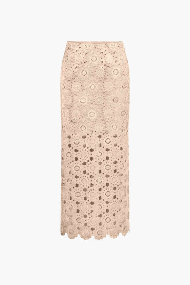 Jupe longue - beige