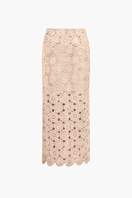 Jupe longue - beige