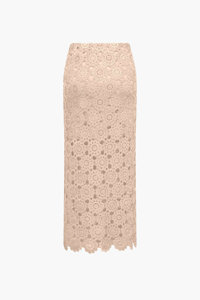 Jupe longue - beige