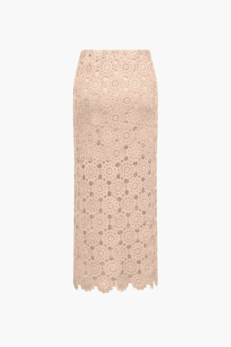 Jupe longue - beige