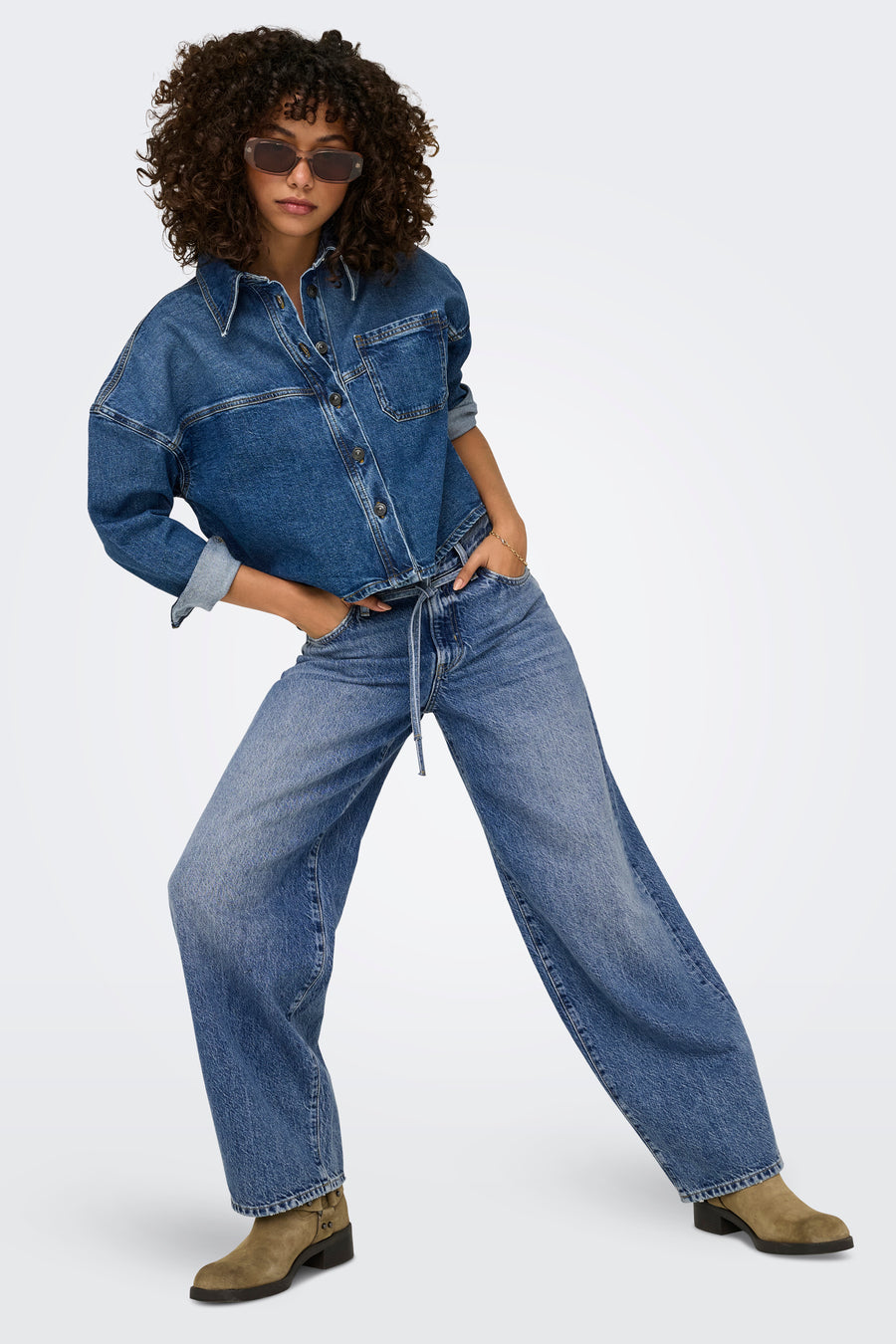 GIANNA - mid blue denim - ONLY®