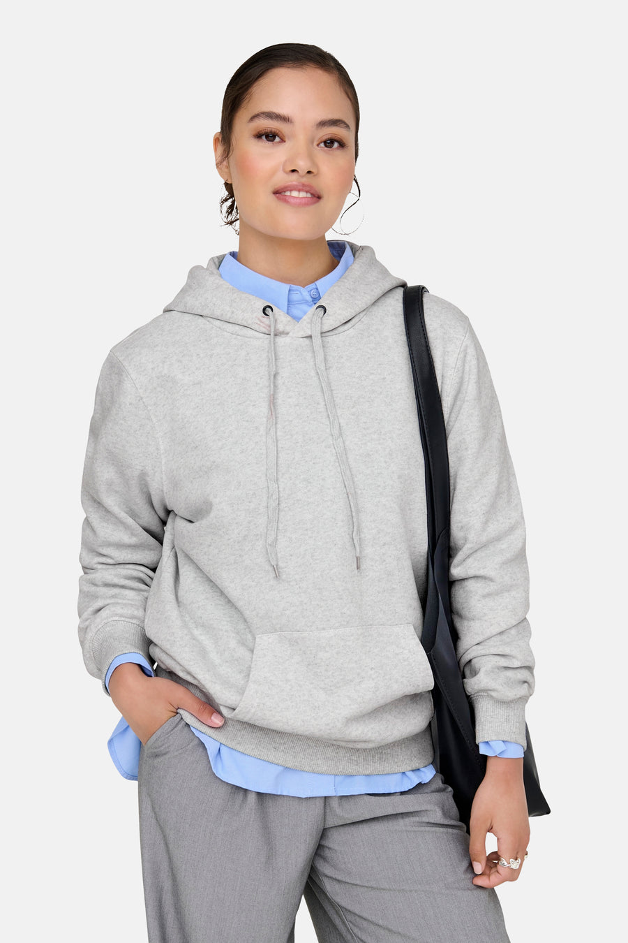 Sweat à capuche - gris - ONLY® - 5