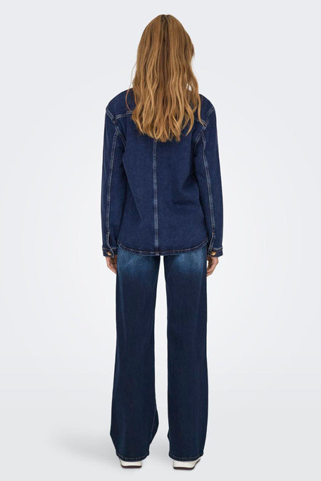 ONLCAPRI L/S CARGO POCKET DNM JACKET CRO