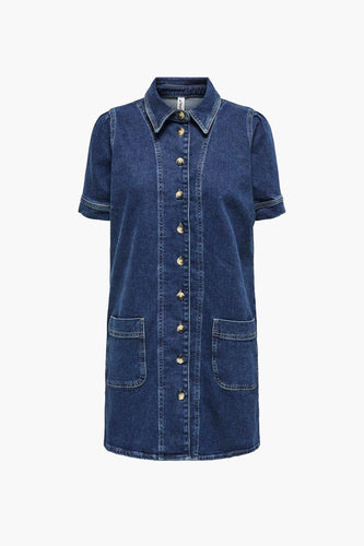 Robe à manches courtes - dark blue denim - ONLY®