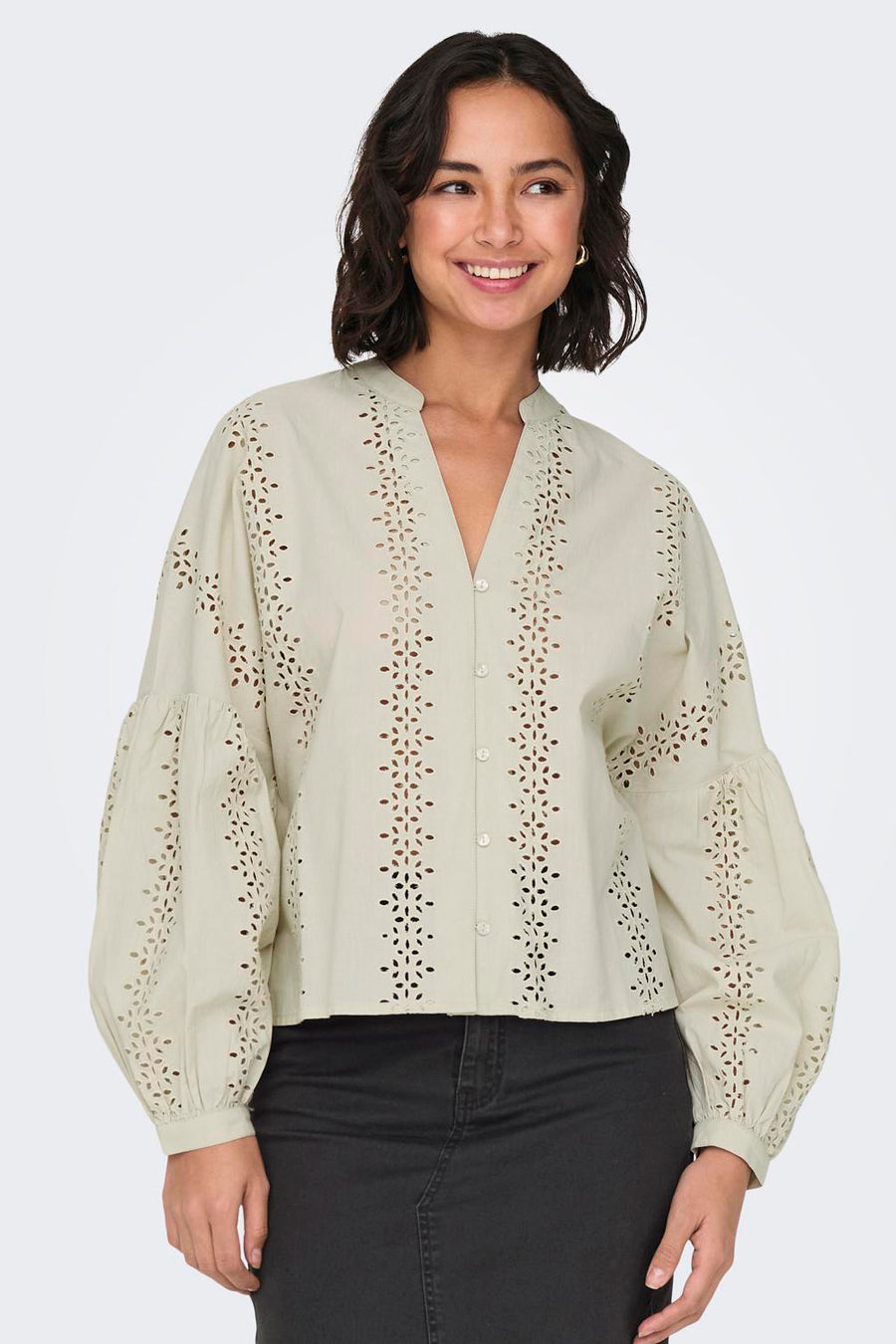 Blouse à manches longues - écru - ONLY® - 5