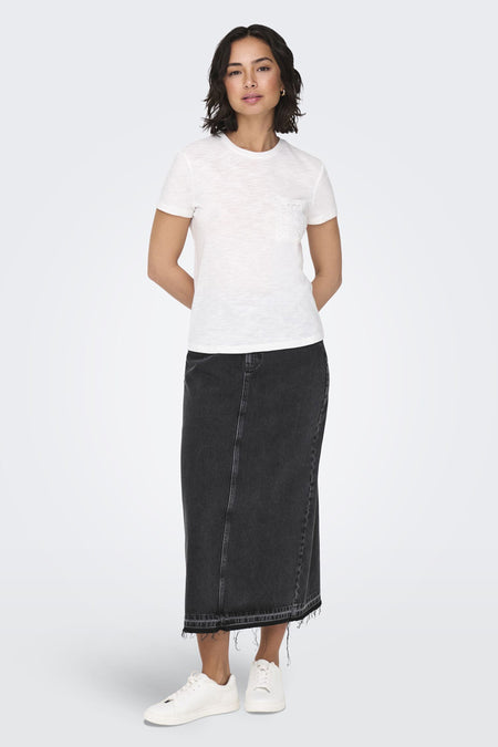ONLNELIA MW MAXI DNM SKIRT DOT
