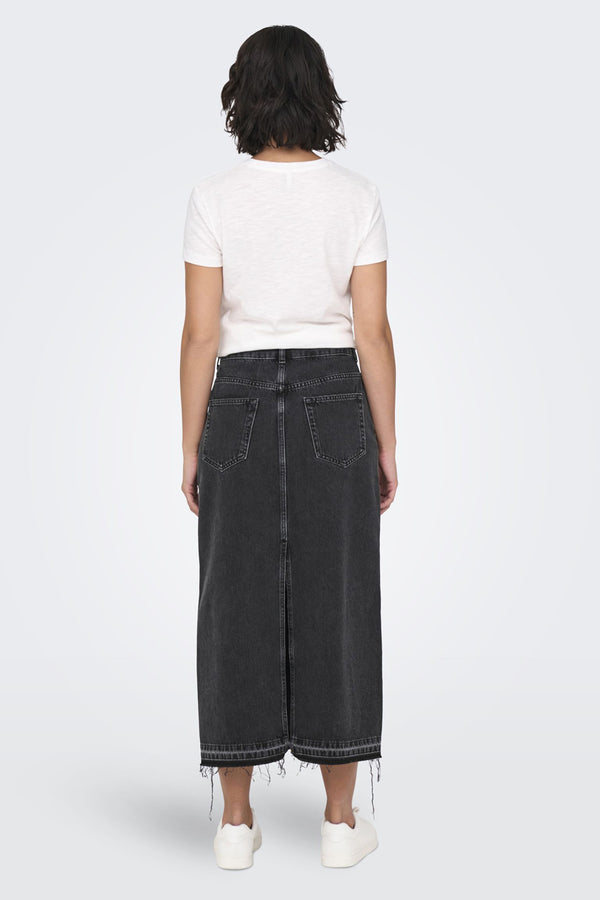 Jupe longue Black denim - ONLY®