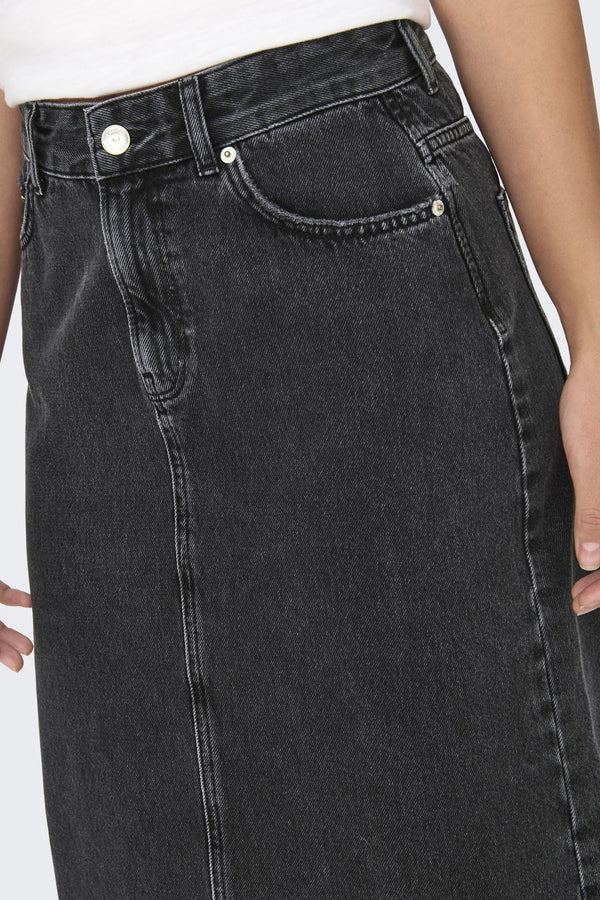 Jupe longue Black denim - ONLY®