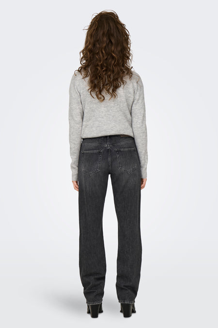 ONLBREE LOW GREY STRAIGHT DNM DOT
