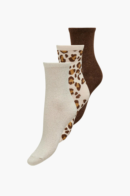 ONLGRACIE GLITTER SOCK 3-PACK ACC