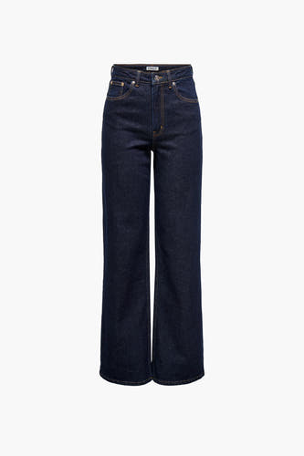 Jean bleu marine, large de ONLY, avec des points contrastants.