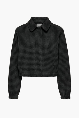 ONLELLA SHORT CHECK JACKET OTW