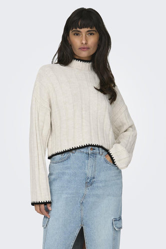 Pull à col roulé - écru - ONLY®