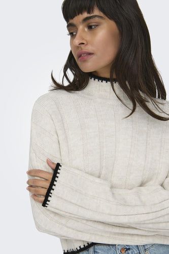 Pull à col roulé - écru - ONLY®