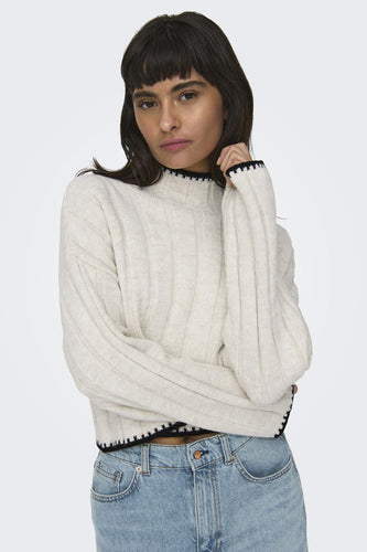 Pull à col roulé - écru - ONLY®