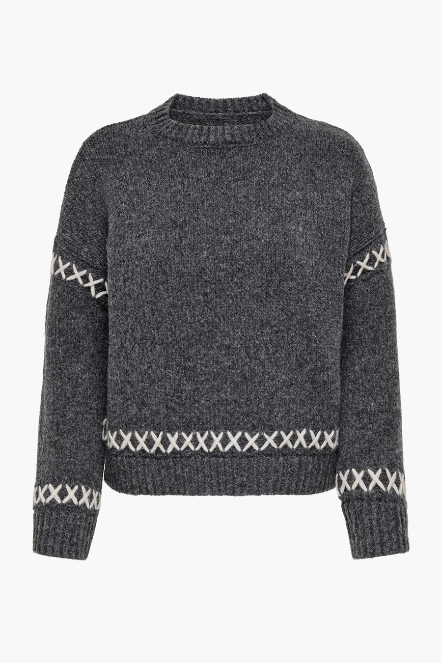 Pull à col rond - gris - ONLY®