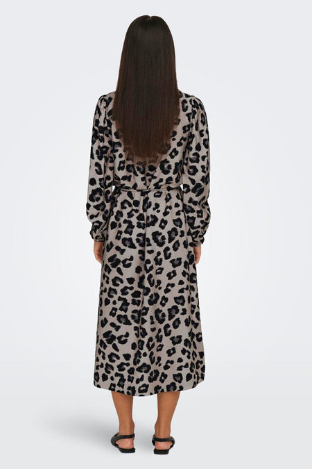 JDYCAROLINE L/S MIDI SLIT DRESS WVN