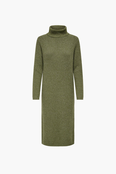 JDYANNIE LIFE L/S ROLLNECK RIB DRESS KNT