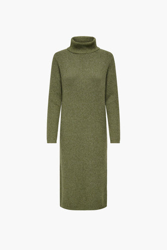 JDYANNIE LIFE L/S ROLLNECK RIB DRESS KNT