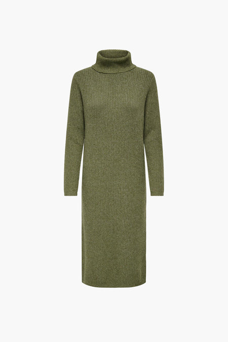 JDYANNIE LIFE L/S ROLLNECK RIB DRESS KNT