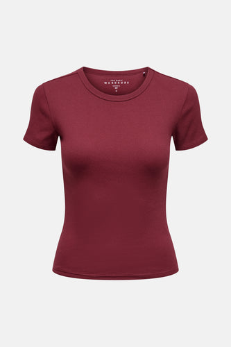 ONLEASY S/S O-NECK TOP BOX JRS
