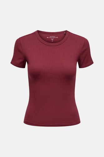 T-shirt à manches courtes - Bordeaux - ONLY®