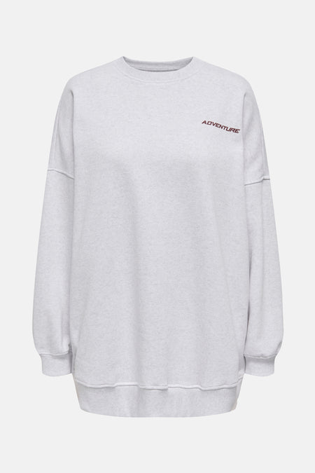 ONLDAZE L/S OVERSIZE PRINT O-NECK BOXSWT