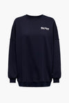 ONLDAZE L/S OVERSIZE PRINT O-NECK BOXSWT