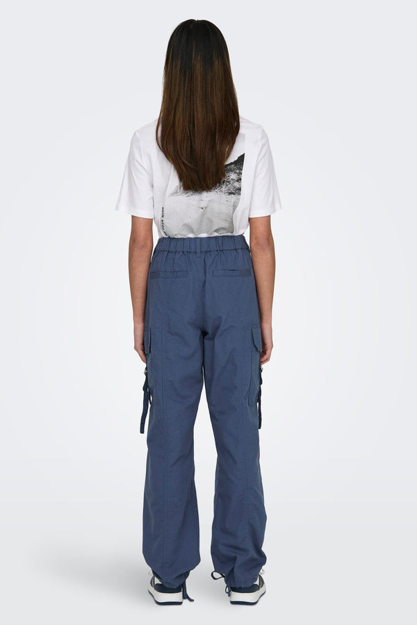 Pantalon cargo Bleu - ONLY®