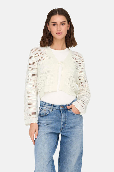 ONLLYKKE TIE CARDIGAN L/S KNT NOOS