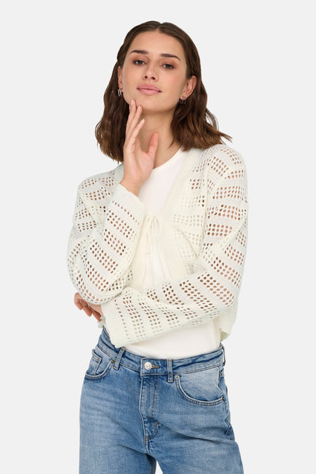 ONLLYKKE TIE CARDIGAN L/S KNT NOOS