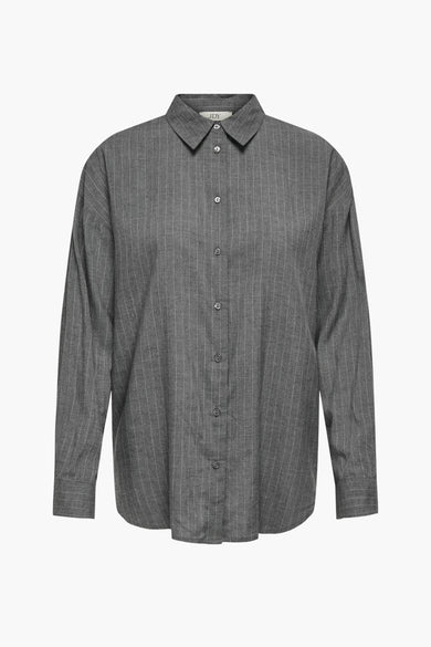 Chemise à manches longues - gris