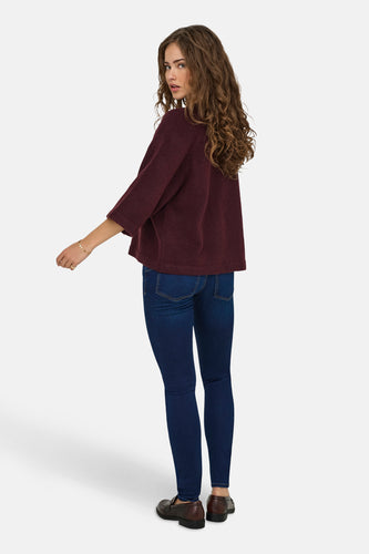 Pull à col rond - Bordeaux - ONLY®