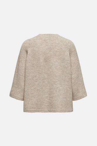 Pull à col rond - beige - ONLY®
