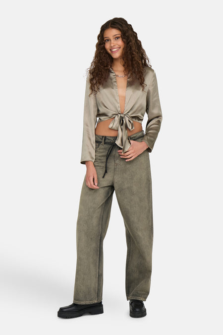 ONLBLEECKER MW BAGGY LOOSE RED DNM AZG