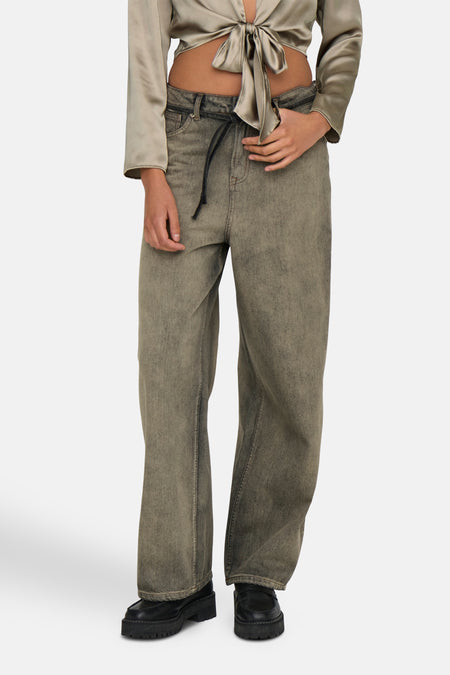 ONLBLEECKER MW BAGGY LOOSE RED DNM AZG