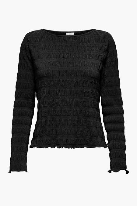 JDYHELLA L/S O-NECK TOP JRS