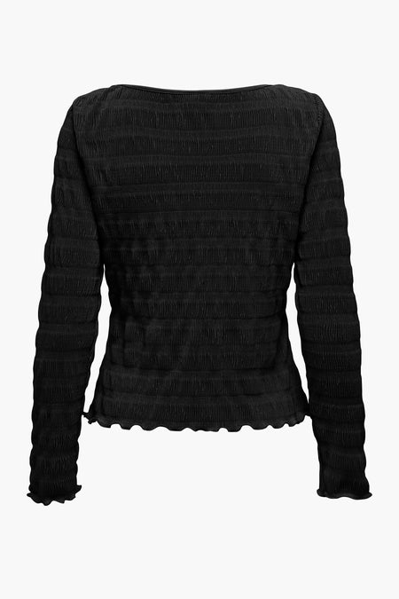 JDYHELLA L/S O-NECK TOP JRS