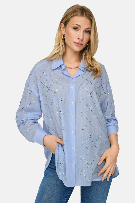 ONLJULIE LS STONES SHIRT WVN