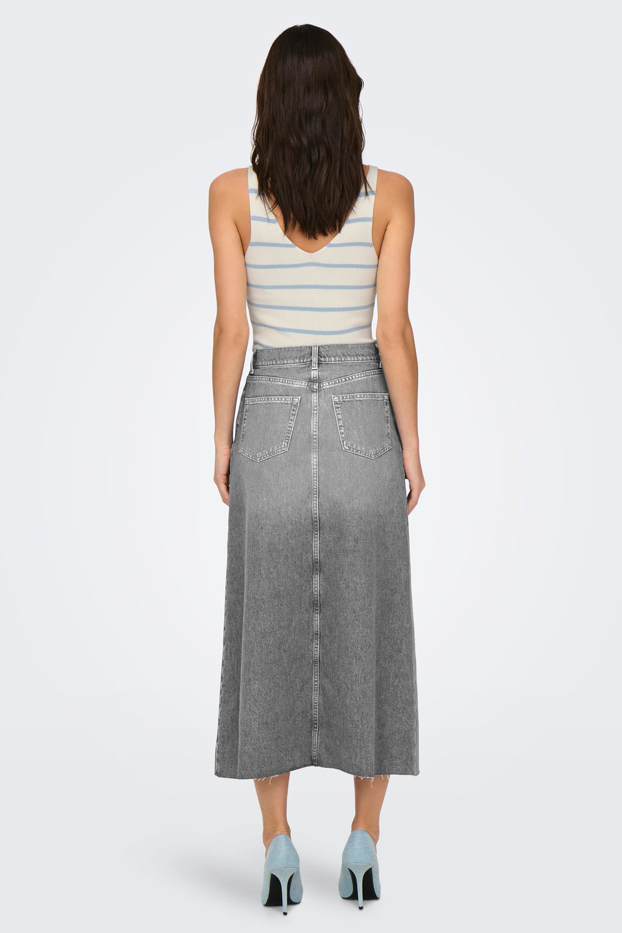 Jupe longue - light grey denim - ONLY®