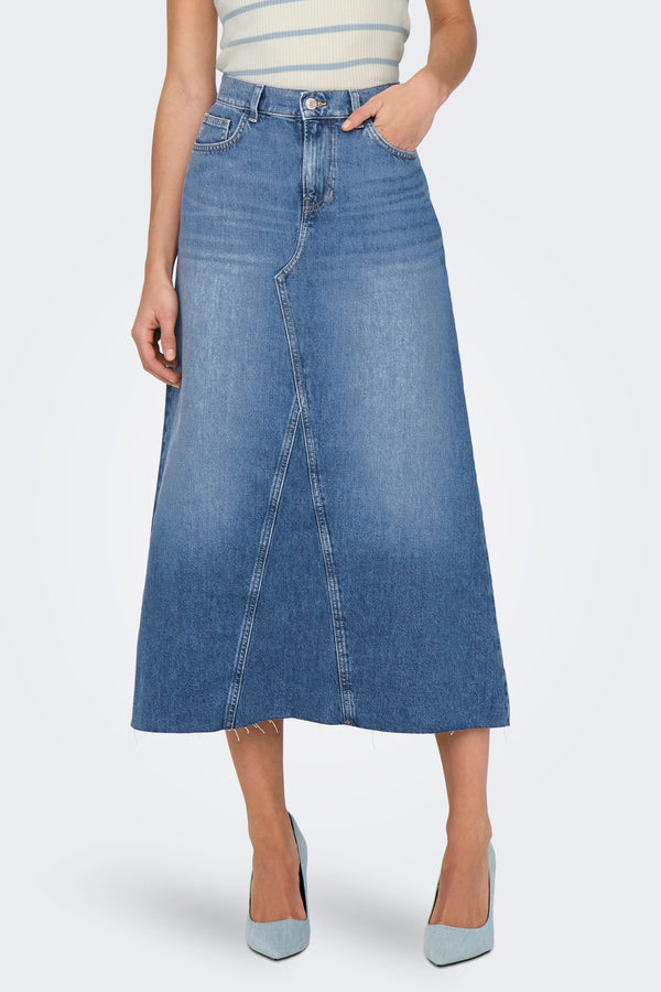 Jupe longue Mid blue denim - ONLY®