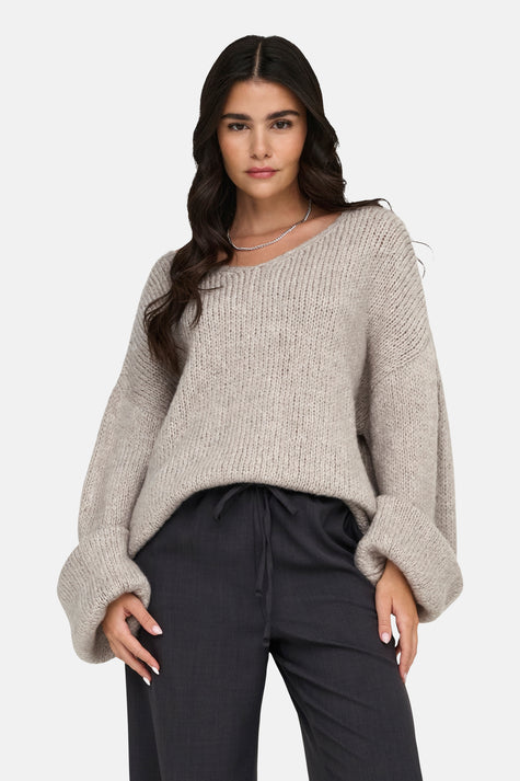 JDYDINEA L/S REVERSIBLE PULLOVER KNT